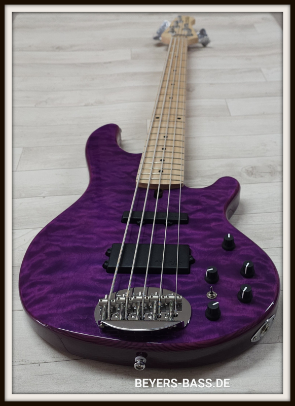 Lakland Skyline 55-02 Deluxe, Translucent Purple Gloss